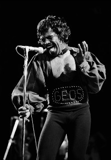james brown into mic
