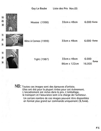 FRANCE-SUISSE Liste des Prix-6