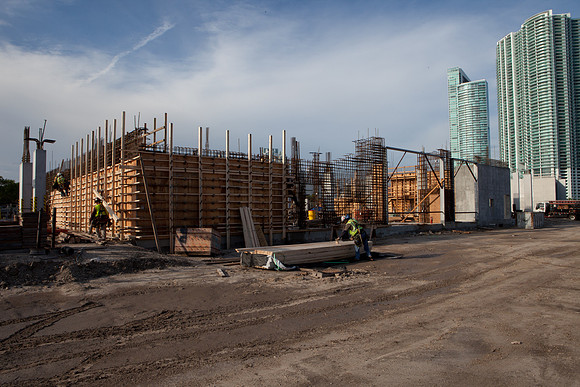 MAM/Miami Art Museum Construction Site