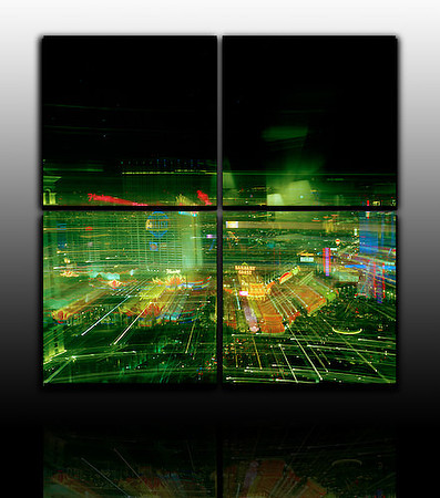 POLYPTYCH_GREEN_LIGHTS_LAS_VEGAS_6113-13-2